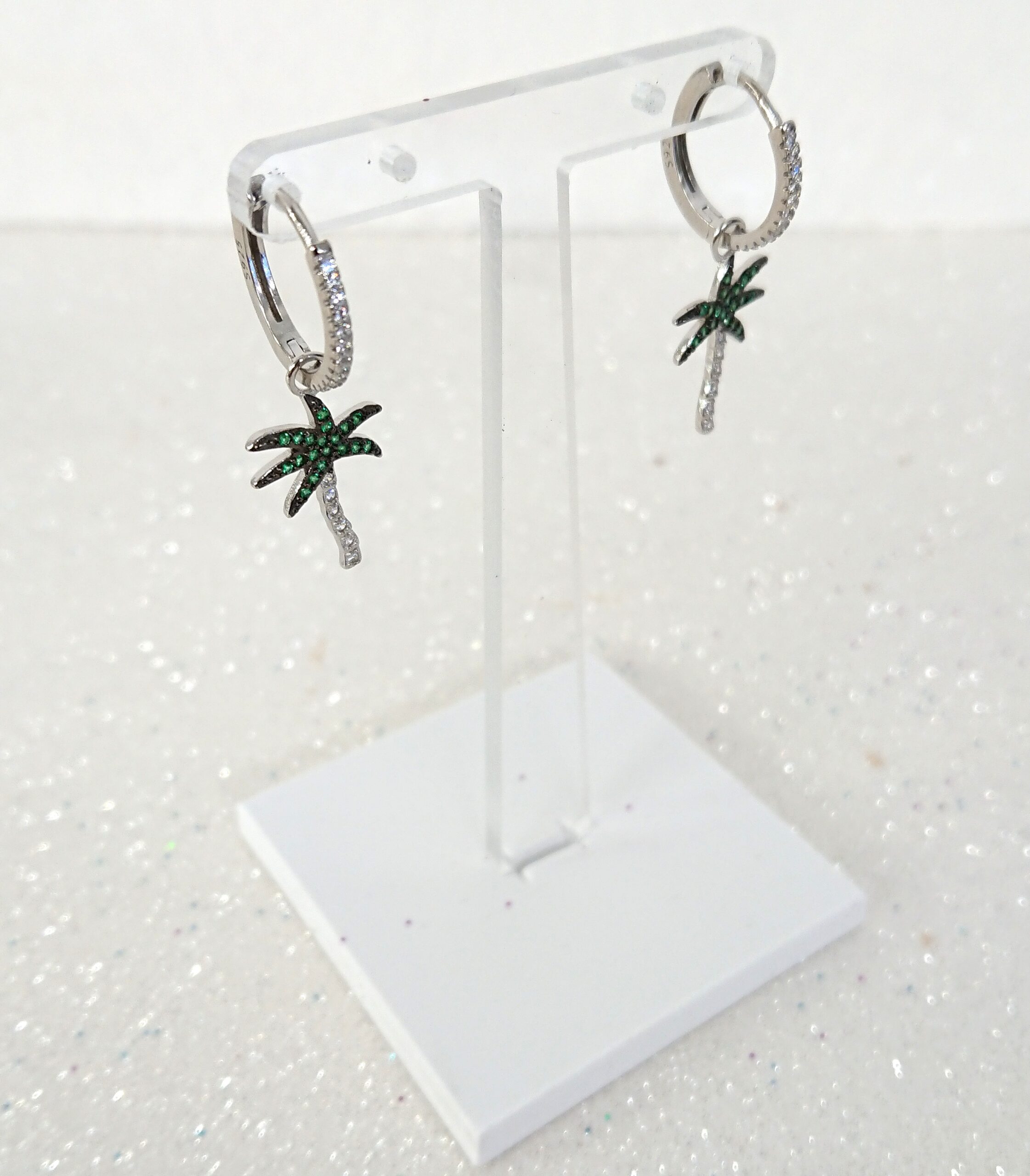 Orecchini Donna PALMERA In Argento 925 Con Zirconi | Set Di Mini Orecchini Eleganti E Scintillanti, Gioielli Senza Tempo - copertina