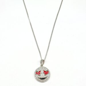 Collana Simeone Jewels in argento emoticon love