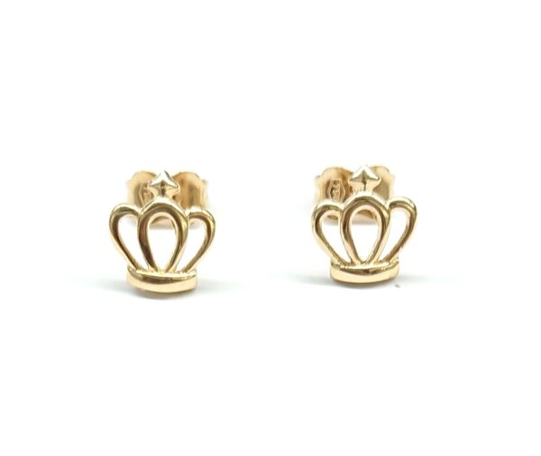 Orecchini A Clip Corona Con Perla E Cristalli – Placcati Argento, Da Non Forato, Bello London Honor - 2