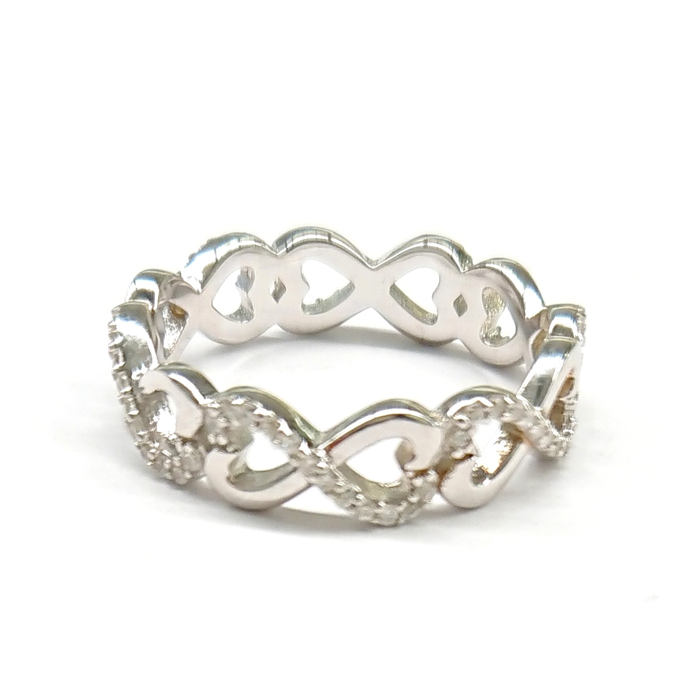 Anello Trova Gioielli in argento con infiniti