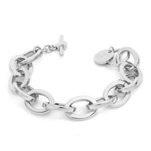Bracciale Unoaerre Square in bronzo argentato