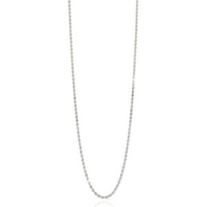 Collana Unoaerre in bronzo argentato bianco