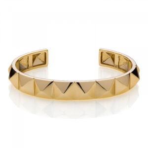 Bracciale Unoaerre rigido in bronzo dorato