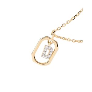 Girocollo Pd Paola mini lettera D CO01-515-U