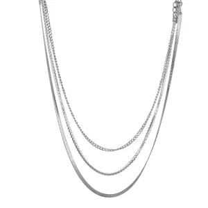 Collana Donna Acciaio Silver Sparkly Liu Jo Luxury LJ1967