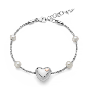 Bracciale Miluna Miss Italia 2023 argento e perle PBR3493