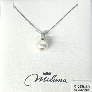 Collana Miluna con Diamanti E Perle PCL6466