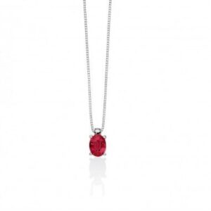 Collana Donna Miluna Rubino e Oro CLD4275